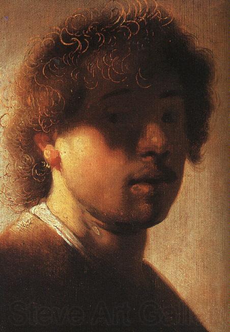 REMBRANDT Harmenszoon van Rijn Self-Portrait sh Norge oil painting art